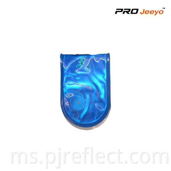 Reflective Pvc Blue Led Light Magnetic Clip For Bagscj Pvc004